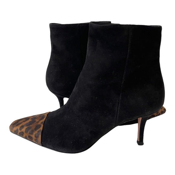 Gianvito Rossi Lucy 70 ankle boot in Suede and animal print Size EU 37, US 7 - Picture 6 of 11